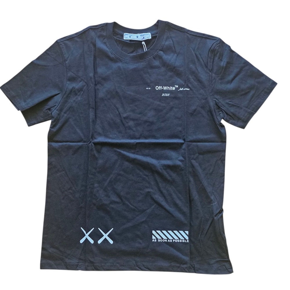 Off-White Black and White Logo Tee Men’s Size XL